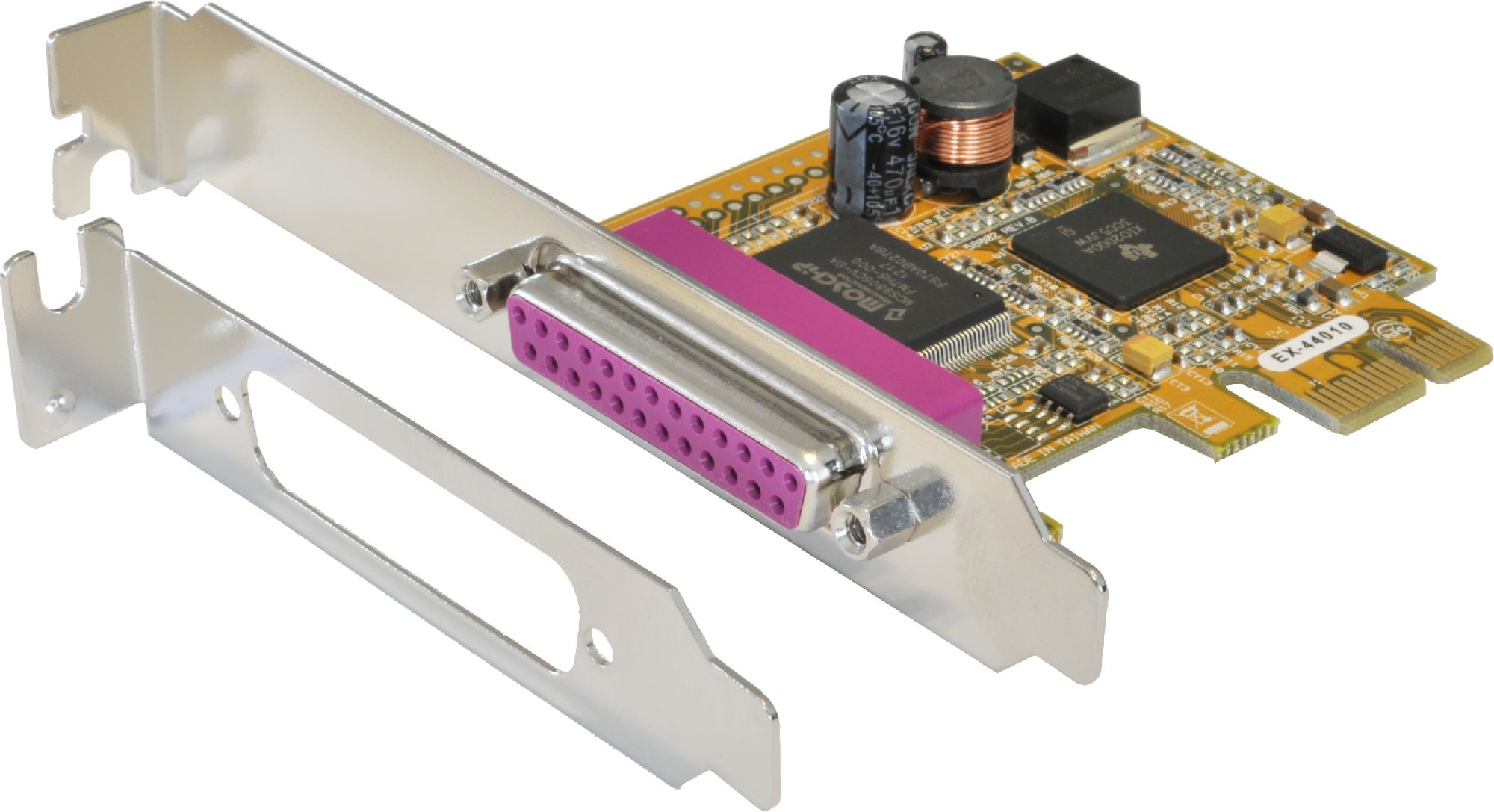 Kontroler Exsys PCIe x1 - Port rownolegly LPT (EX-44001) karte