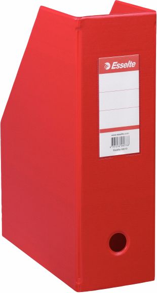 Esselte Pojemnik na dokumenty, czasopisma A4 skladany PCV 100mm czerwone (10K215B) 10K215B (5701216560733)