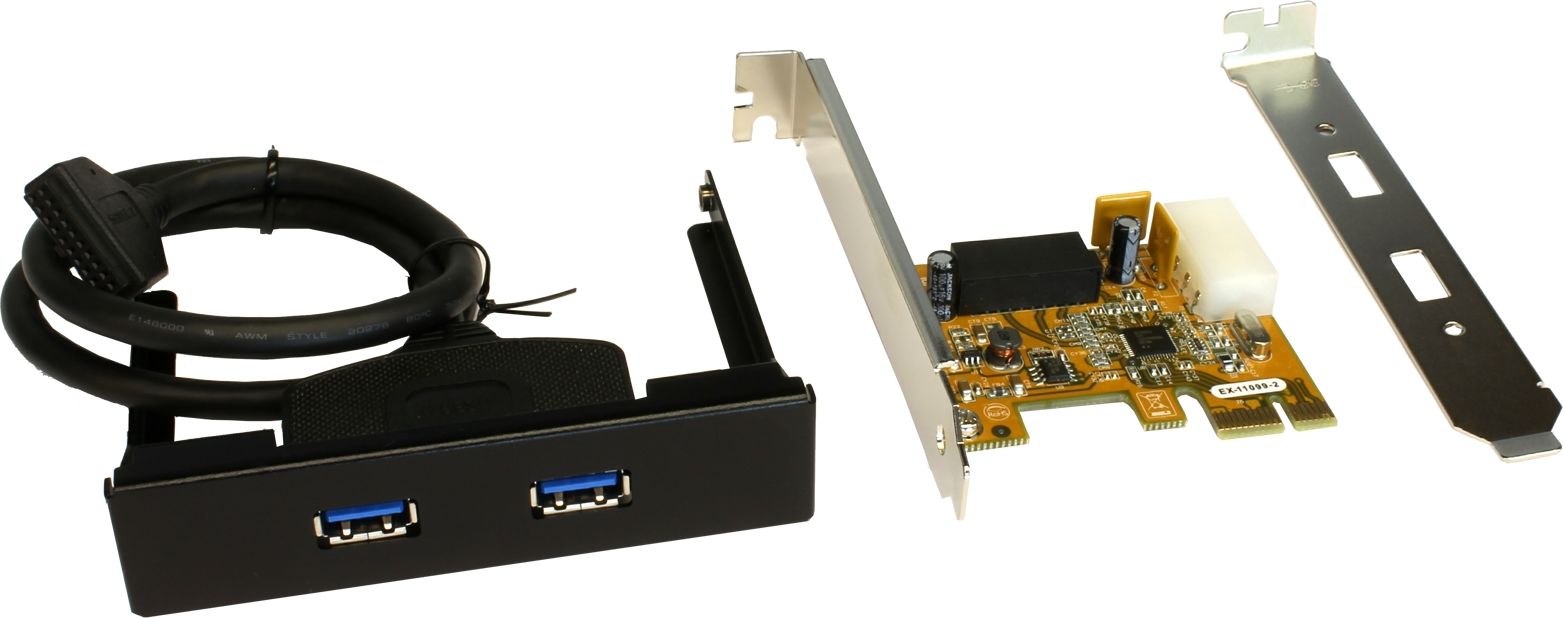 Kontroler Exsys PCIe x1 - 2x USB 3.0 (EX-11099-2) karte