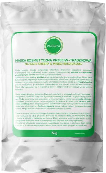 Ecocera  Maska przeciwtradzikowa srebro&miedz 50g 7030049 (5905279930049)