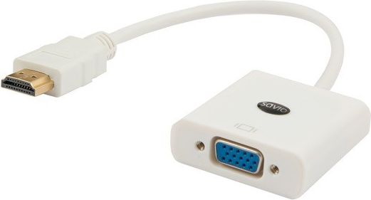 SAVIO CL-27/B Adapter HDMI-VGA