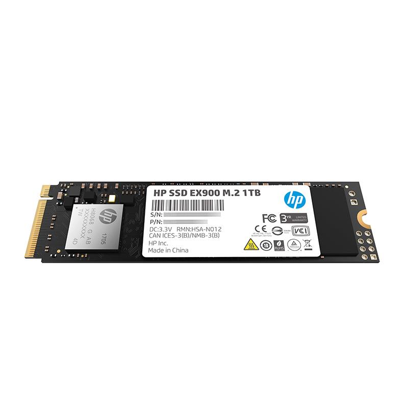 HP SSD EX900 1TB, M.2 PCIe Gen3 x4 NVMe, 2150/1815 MB/s, 3D NAND TLC SSD disks