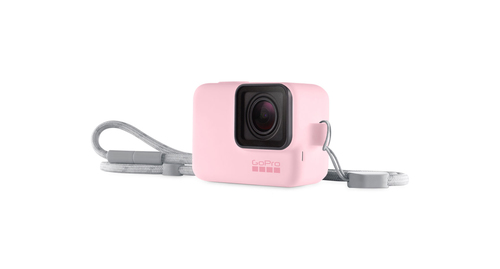 GoPro Sleeve & Lanyard Pink Sporta kameru aksesuāri