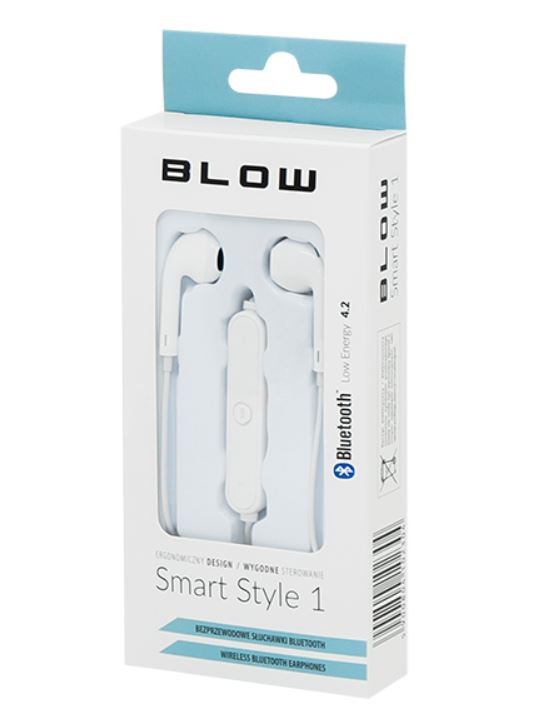 #BLOW Headset Bluetoot h 4.2 WHITE austiņas