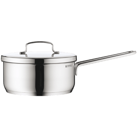 WMF Saucepan MINI  1.2 L, 14 cm,  Cromargan® 18/10 stainless steel, Stainless steel, Dishwasher proof, Lid included 4000530579874 Pannas un katli