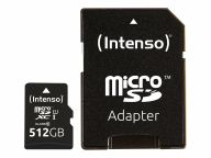 Intenso microSDXC Cards    512GB Class 10 UHS-I Premium atmiņas karte
