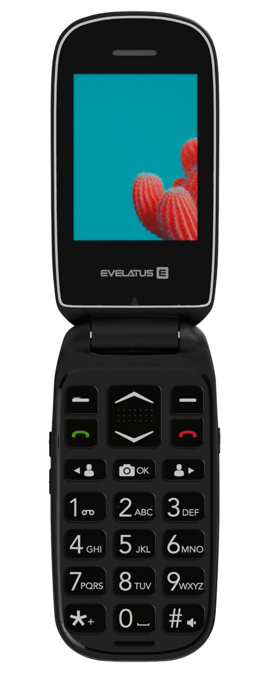 Evelatus                  WAVE 2020 DS (EW02BK)      Graphite Black EW02BK (4752192017965) Mobilais Telefons