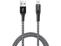 SANDBERG Survivor Lightning Cable 1M kabelis, vads