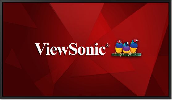 ViewSonic 55 LED commercial display,  3840x2160, 350nits, 16 GB  VS18185 766907007244 monitors