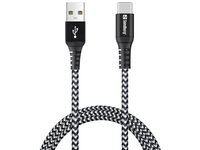 SANDBERG Survivor USB-C- USB-A Cable 1M kabelis, vads