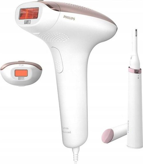 Philips Lumea Advanced IPL Hair Removal BRI921/00 Corded, Bulb lifetime (flashes) 250000, White, With trimmer 8710103882619 Epilators