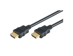 M-CAB 1M HDMI CABLE 4K30HZ BLACK 3D DEEP COLOR BLACK HI-SPEED 7200232 (4260517931839) kabelis video, audio