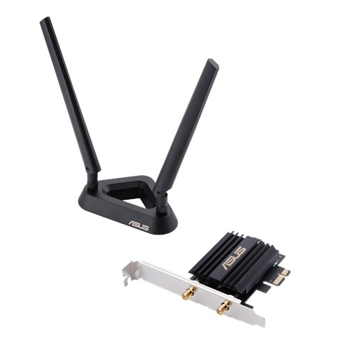 Asus PCIe PCE-AX58BT AX3000 BT5.0 Bluetooth 5.0 Wi-Fi >2402 Mbps 4718017288668 datortīklu aksesuārs