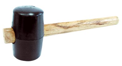 Amurs gumijas  320g 45mm ar koka rokturi 5120021 (4750959013649)