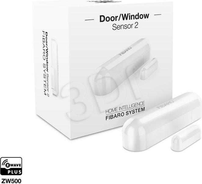 Fibaro Door/Window Sensor 2 Z-Wave, White drošības sistēma