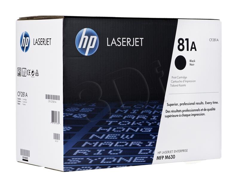 HP Toner black HP81A=CF281A  10500 pages toneris