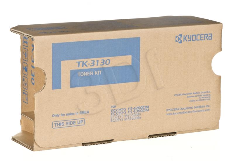 Toner Kyocera TK-3130 | 25000 pages | Black | M3550 M3560 FS-4200DN FS-4300DN toneris