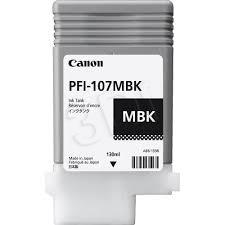 Ink Canon PFI107MBK matte black  | 130ml |  iPF68X, 78X kārtridžs