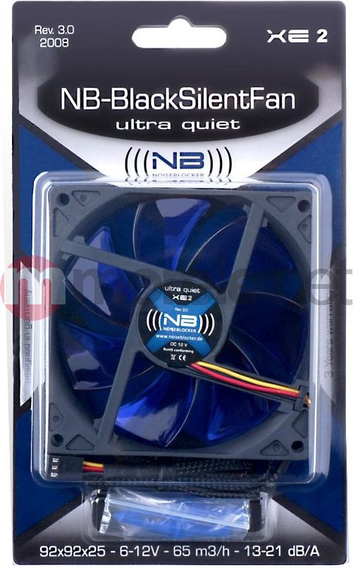 Wentylator Noiseblocker BlackSilent Fan XE2 (ITR-XE-2) LXE2R (4250051906103) ventilators