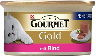 Nestle GOURMET GOLD 85g org.pate Wolowina 012324 (40056494) kaķu barība