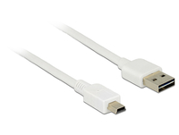 DeLOCK 3m, USB2.0-A/USB2.0-B 3m USB A USB B Wei USB Kabel (85154) USB kabelis