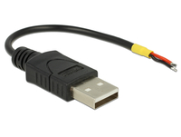 DeLOCK 85250 0.1m USB A black USB Kabel (85250) USB kabelis