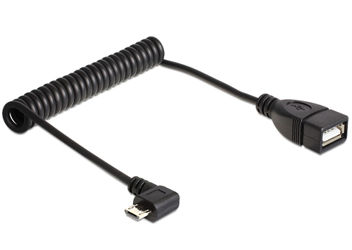 DeLOCK 83354 0.5m Micro-USB B USB A black USB Kabel (83354) USB kabelis