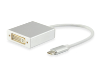 Equip USB Typ C Stecker auf DVI-I Dual Link Buchse Adapter USB kabelis