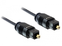 DeLOCK 1m Toslink Standard 1m TOSLINK TOSLINK black Audio-Kabel (82879) kabelis, vads