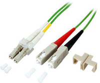 MicroConnect LC/UPC-SC/UPC 5m 50/125 OM5 MM Duplex LSZH OD: 2mm, 0.2dB  5711783853046 kabelis, vads