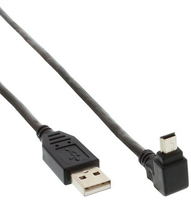 InLine 1m USB 2.0 A - Mini-B m/m 1m USB A Mini-USB B black USB Kabel (34110) USB kabelis