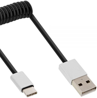 InLine 35872 2m USB A USB C Aluminium, black USB Kabel (35872) USB kabelis