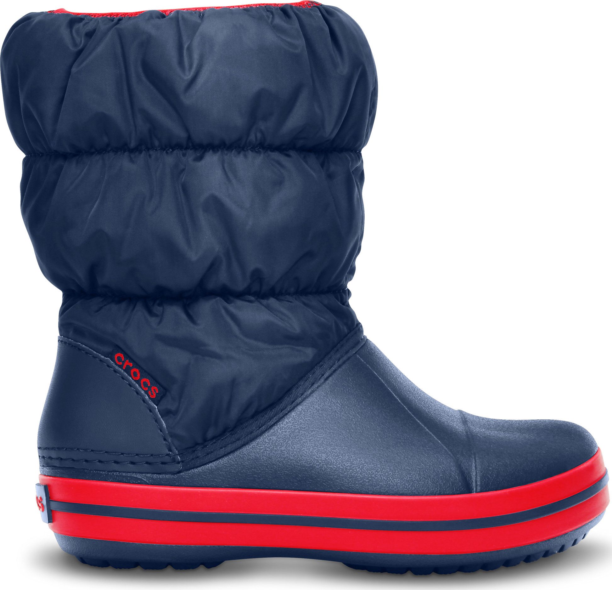 Crocs Crocs Trademark  zieminiai batai Winter Puff Boot, Navy/Red 5672130