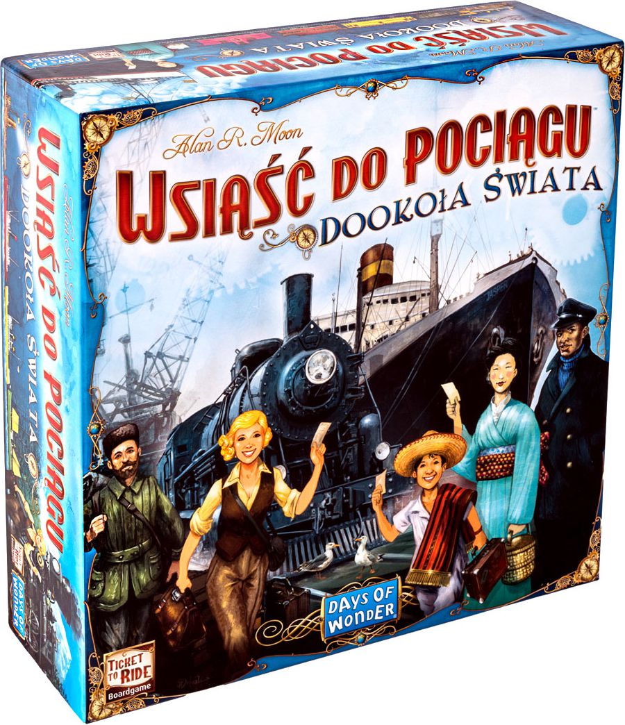 Rebel Board Game Boarding the Train: Around the World (214837) galda spēle