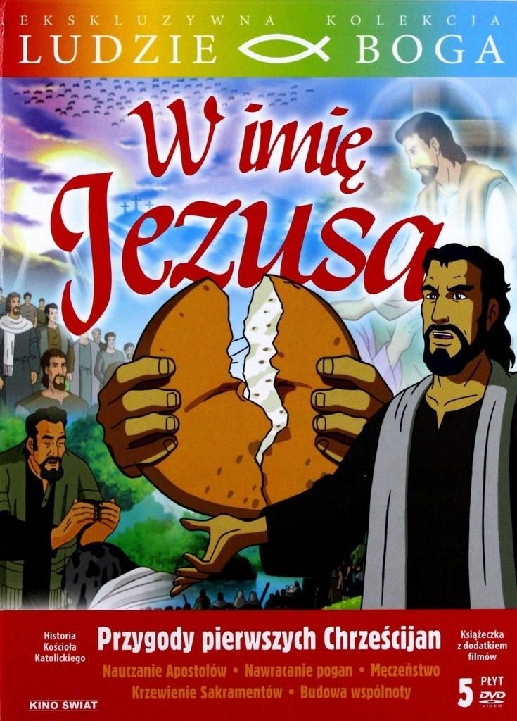 Ludzie Boga. W imie Jezusa 5 DVD + ksiazka 354095 (9788366126008)