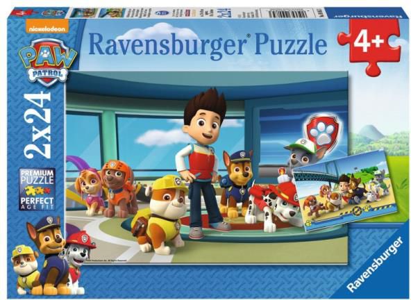 Ravensburger 2x24 Psi Patrol - Prubble i Przyjaciele - 090853 RAP 090853 (4005556090853) puzle, puzzle