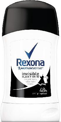 Rexona  Motion Sense Woman Dezodorant w sztyfcie Invisible Black & White 40ml 666230 (96086230)