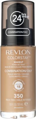 Revlon Colorstay Mixed / Greasy Complexion 350 Rich Tan 30ml tonālais krēms