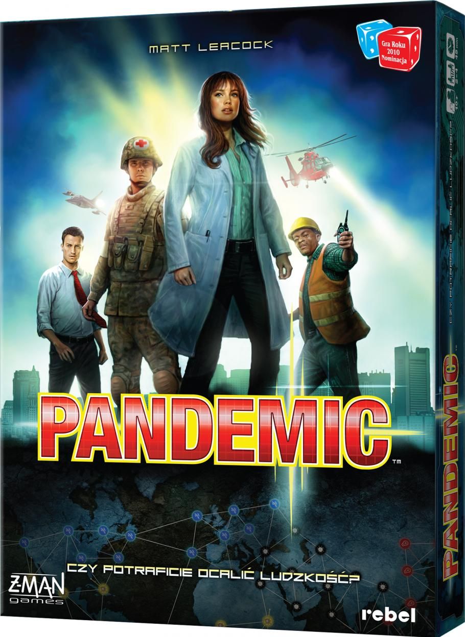 Rebel Pandemic, new edition (poļu valodā) galda spēle