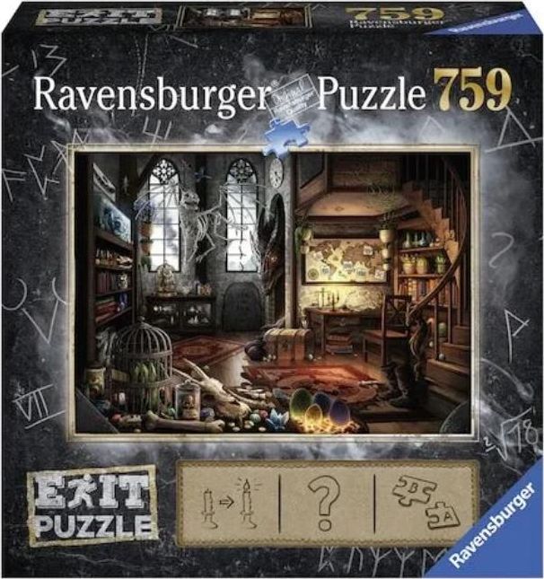 Ravensburger Ravensburger Puzzle Exit Gra Tajemniczy Pokoj 759 el. uniwersalny RAP 199549 (4005556199549) puzle, puzzle