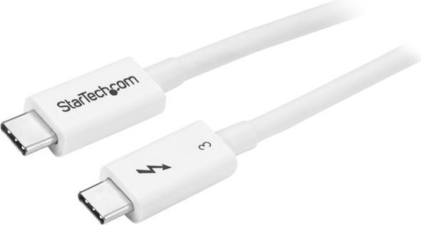 StarTech.com Thunderbolt 3 Kabel -40Gbit/s - 50cm - Weia - 4K 60Hz - Passiv - Thunderbolt Kabel - USB Typ C Lader - Thunderbolt-Kabel - 50 c kabelis, vads