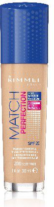 Rimmel  Podklad Match Perfection nr 200 soft beige 30ml 34778804200 (3614220954059) tonālais krēms