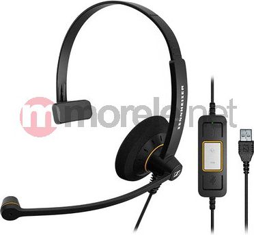 SENNHEISER WIRED MONAURAL HEADSET WITH IN-LINE CALL CONTROL MS austiņas