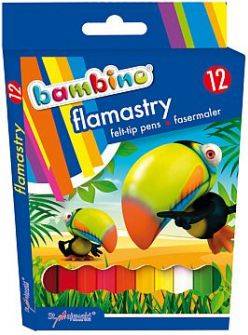 MAJEWSKI Flamastry 12 kolorow Bambino (WIKR-088007)