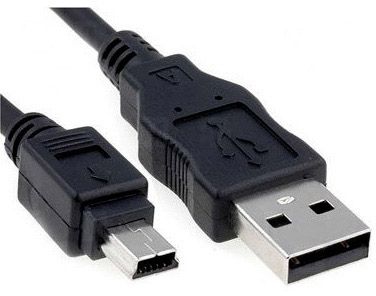 Akyga Cable USB AK-USB-03 USB A (m) / mini USB B 5 pin (m) ver. 2.0 1.8m USB kabelis