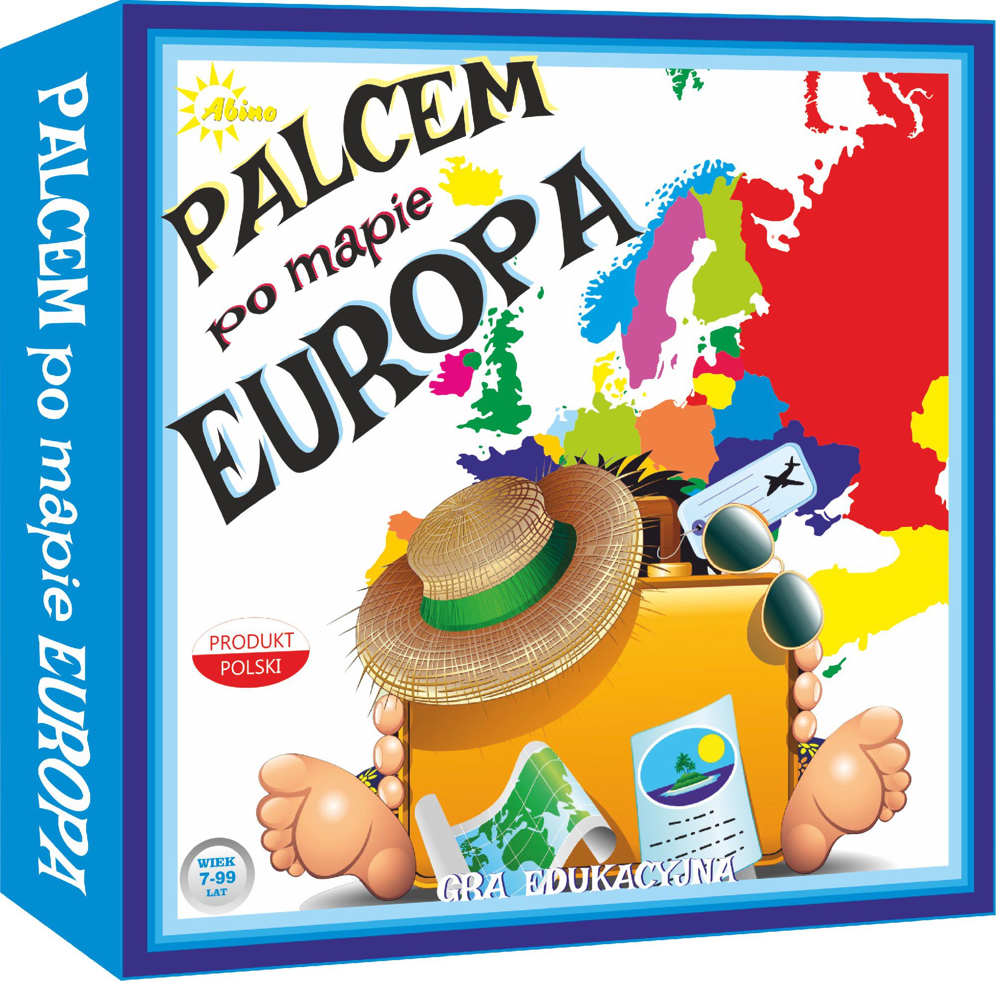 Abino Palcem po mapie - Europa (245434) 5907438272663 (5907438272663) galda spēle