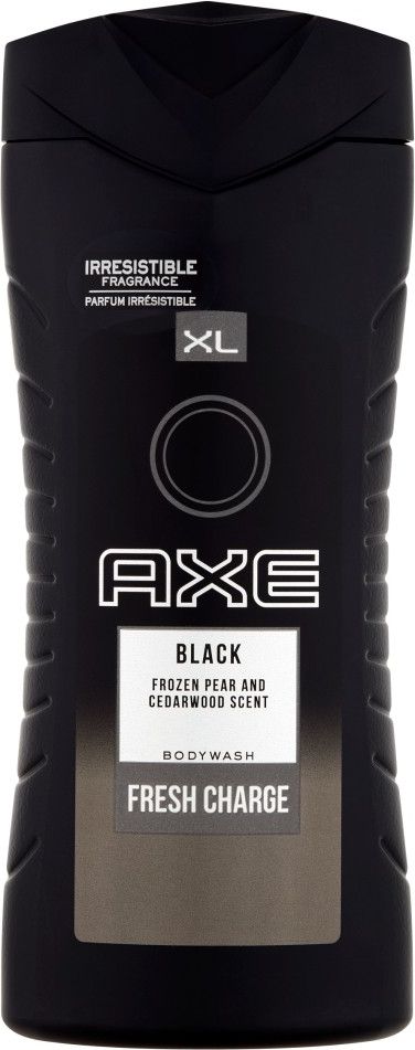 AXE Fresh Charge Body Wash Ax shower gel Black 400ml kosmētika ķermenim