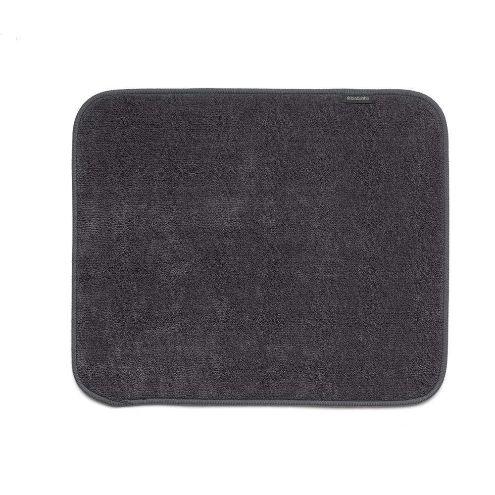 BRABANTIA mikro-šķiedras trauku žāvēšanas paliktnis, dark grey 117626 Virtuves piederumi