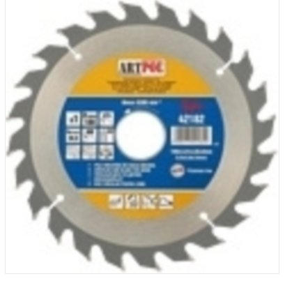 Art-Pol Pila tarczowa do ciecia drewna 115x22,2mm 24 zebow widiowych 42112 AR42112 (5900171421121) Elektriskais zāģis