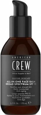 American Crew AMERICAN CREW_Shaving Skincare All-In-One Face Balm Broad Spectrum SPF15 kojacy balsam do twarzy z filtrem 170ml 669316222034  Matu šampūns